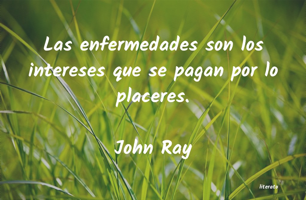 Frases de John Ray