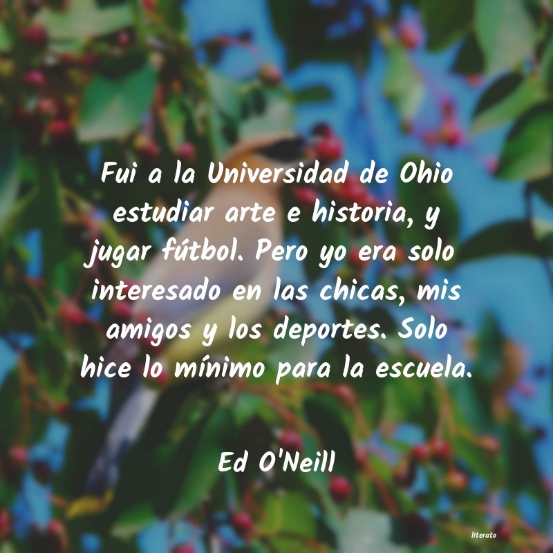 frases de Ed O'Neill