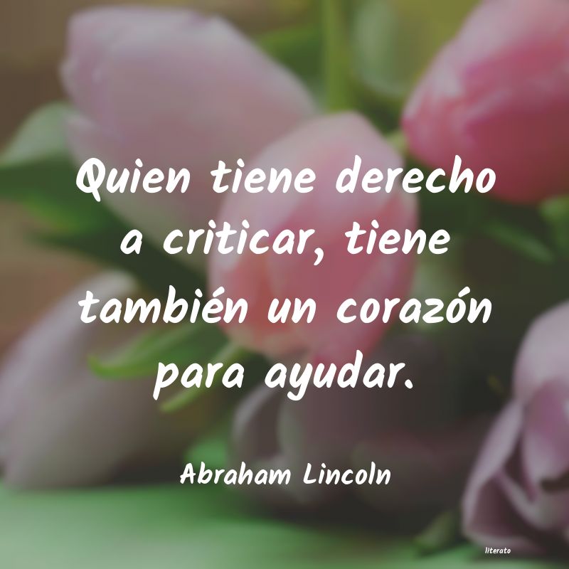 Frases de Abraham Lincoln