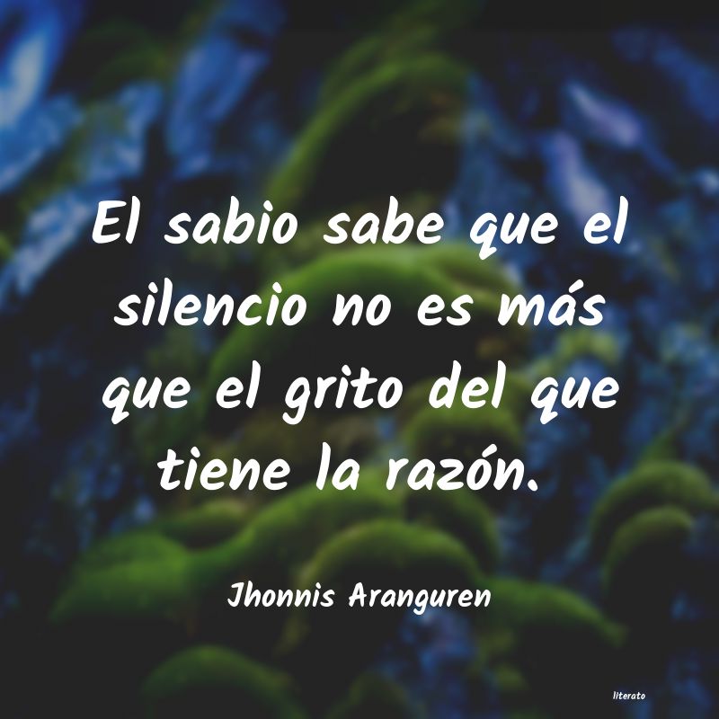 frases de Jhonnis Aranguren
