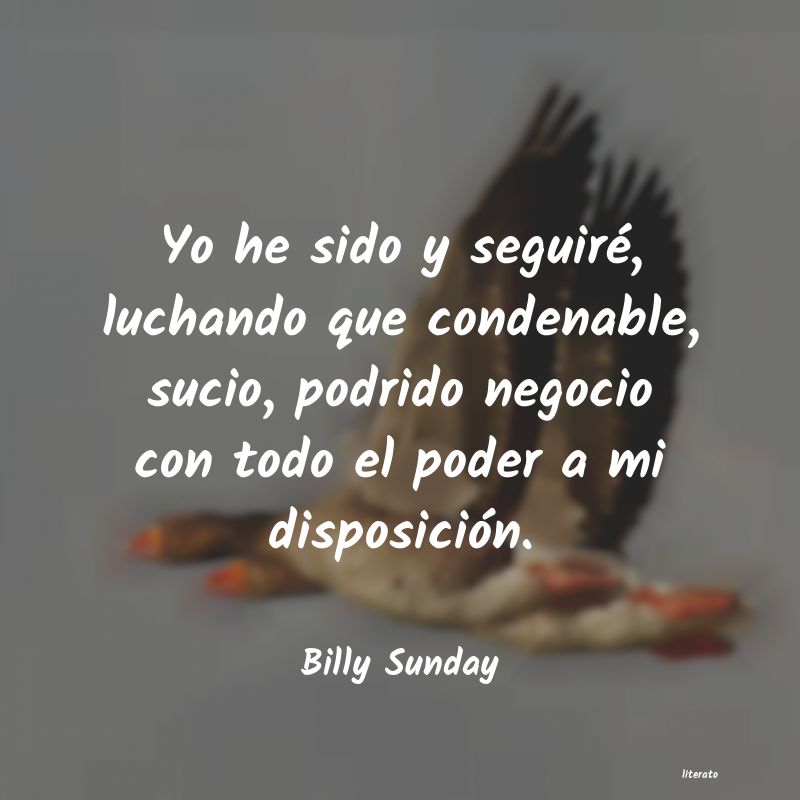 Frases de Billy Sunday