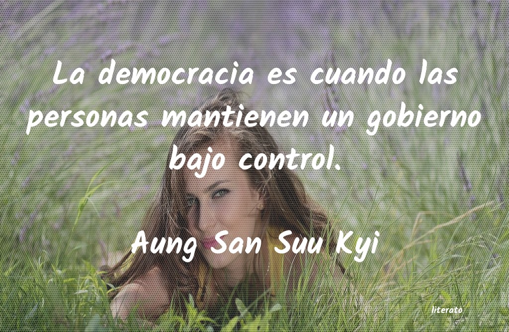 Frases de Aung San Suu Kyi