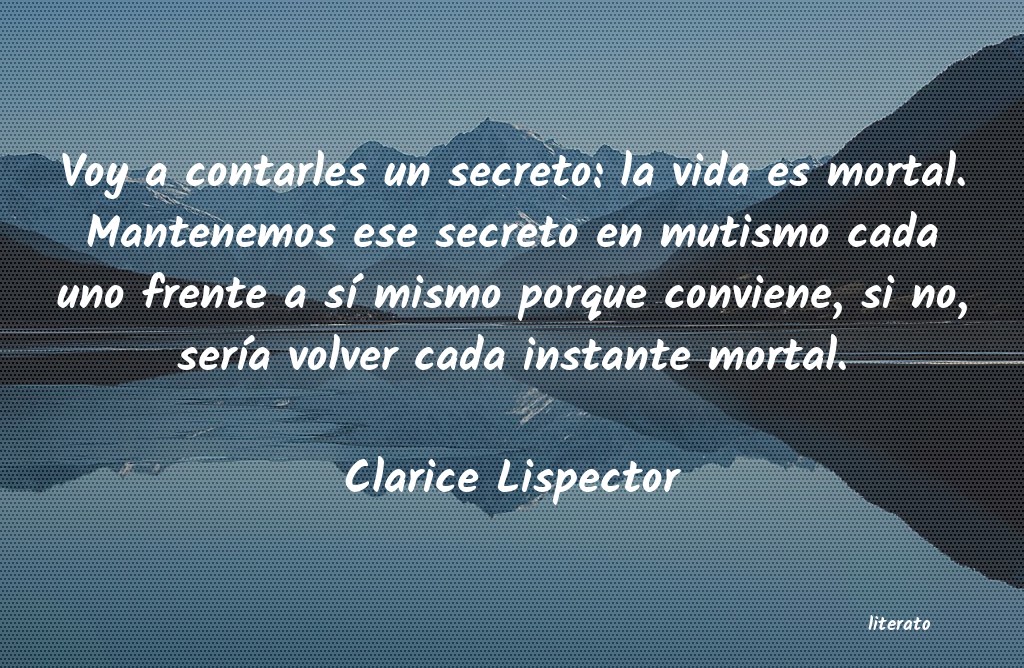 frases de Clarice Lispector