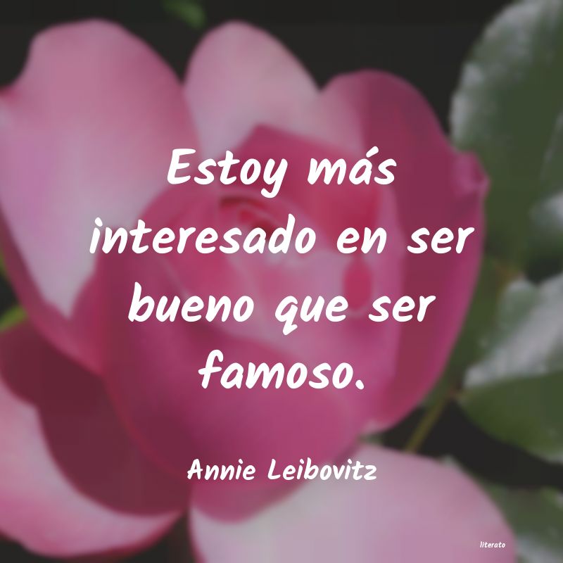 frases de Annie Leibovitz