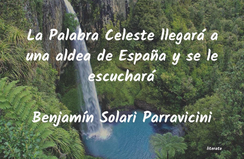 frases de BenjamÃn Solari Parravicini