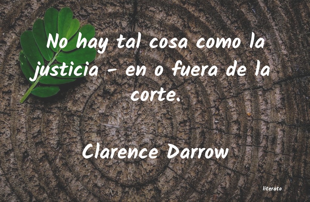 Frases de Clarence Darrow