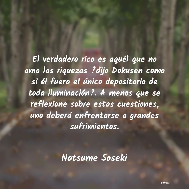 frases de Natsume Soseki
