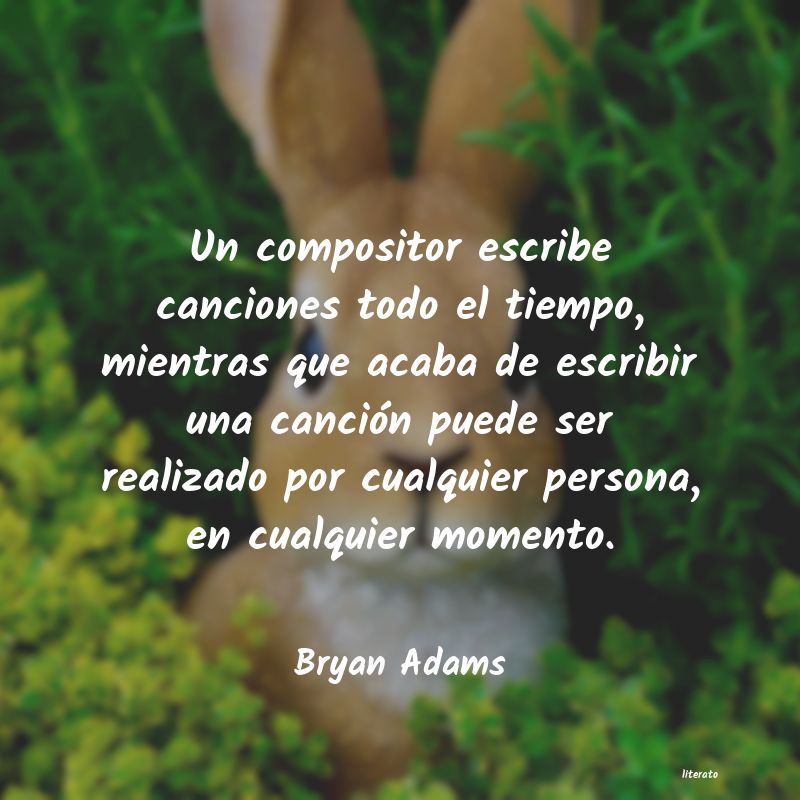 Frases de Bryan Adams