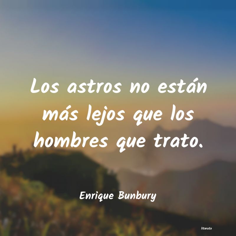 frases de Enrique Bunbury