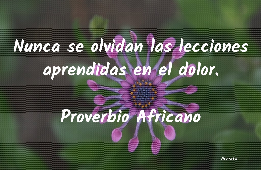 frases de Proverbio Africano