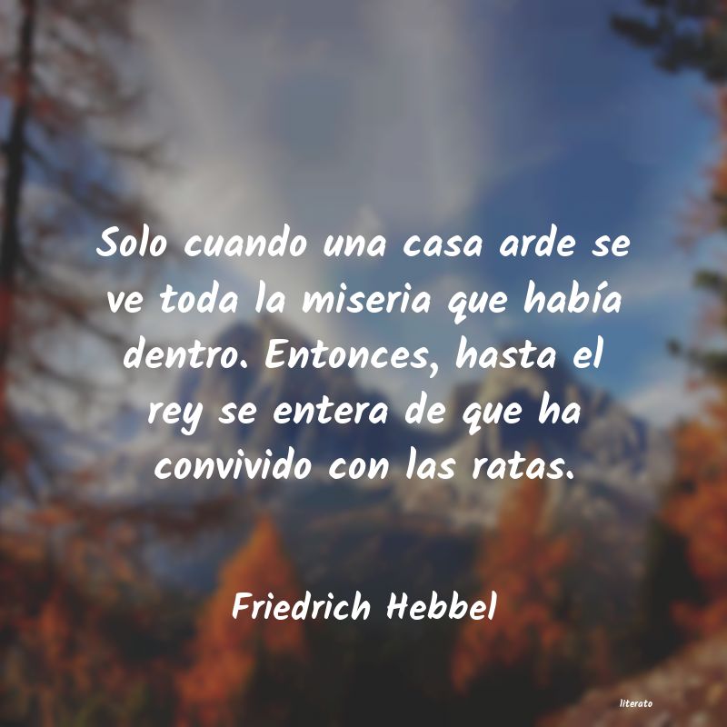 Frases de Friedrich Hebbel