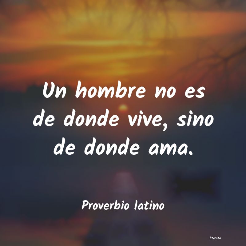 frases de Proverbio latino