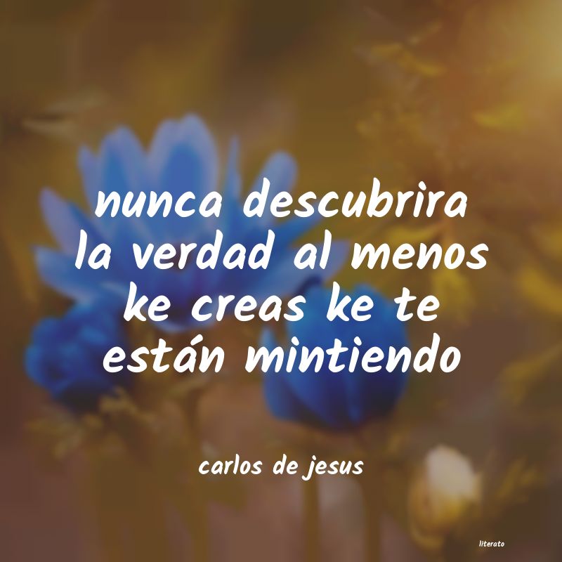 frases de carlos de jesus