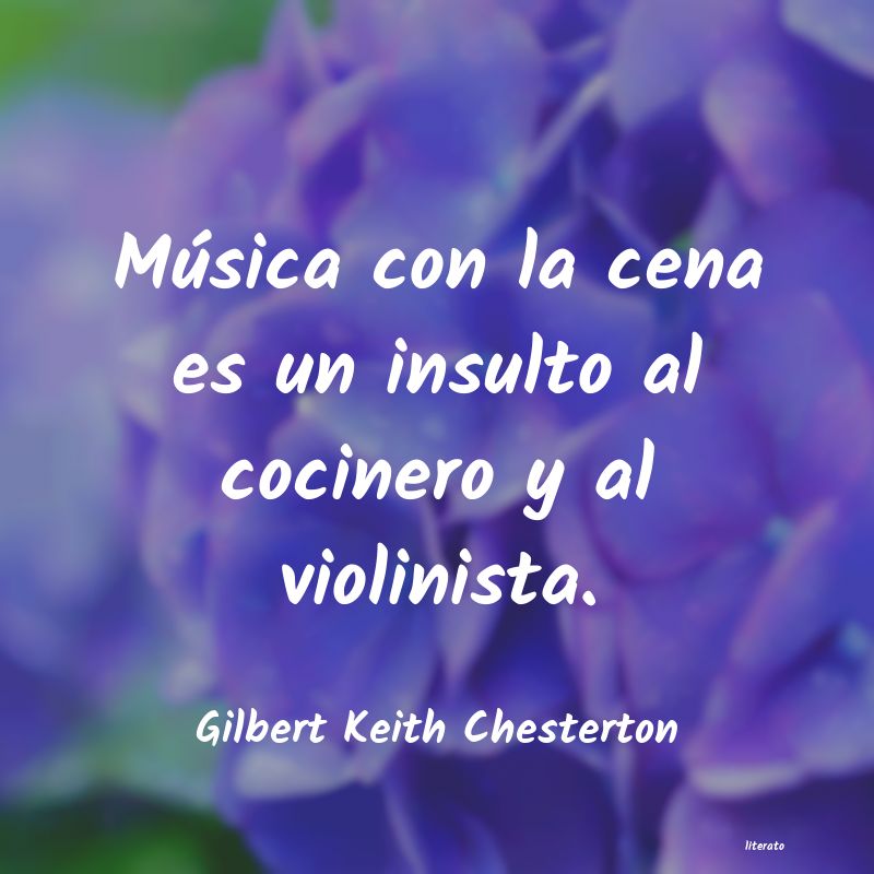 Frases de Gilbert Keith Chesterton