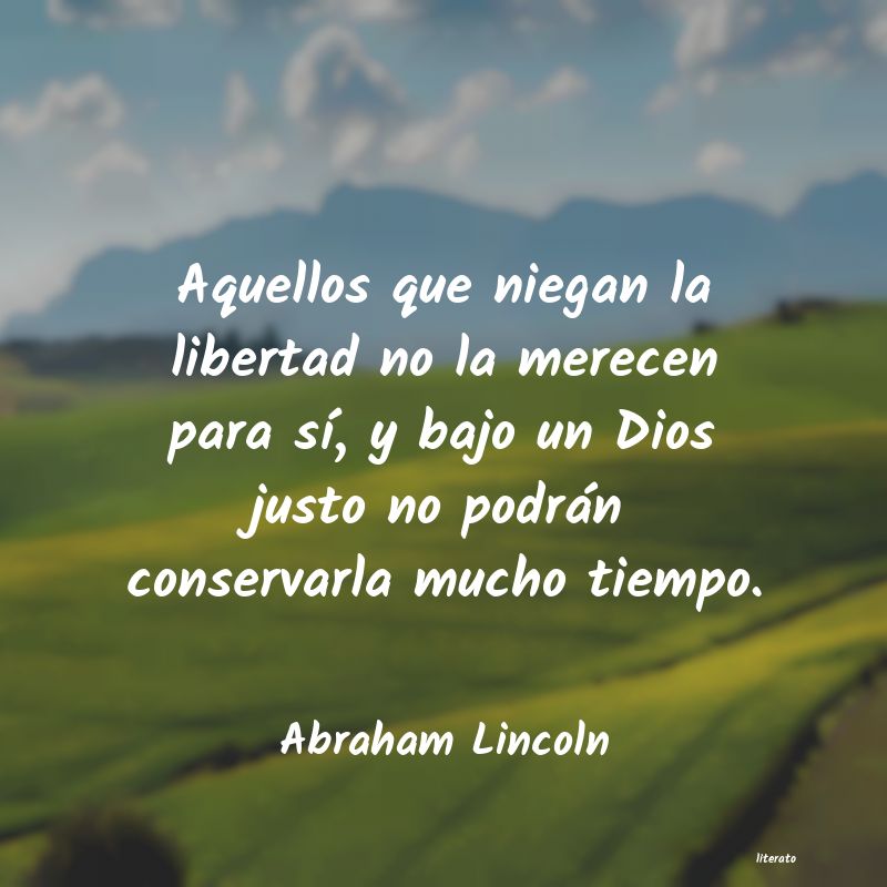 Frases de Abraham Lincoln