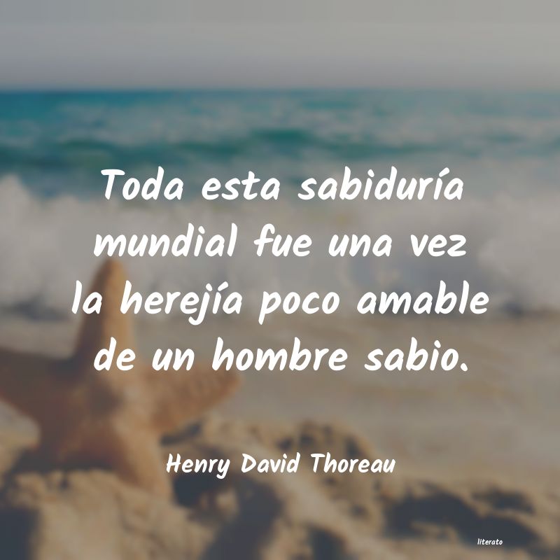 frases de Henry David Thoreau