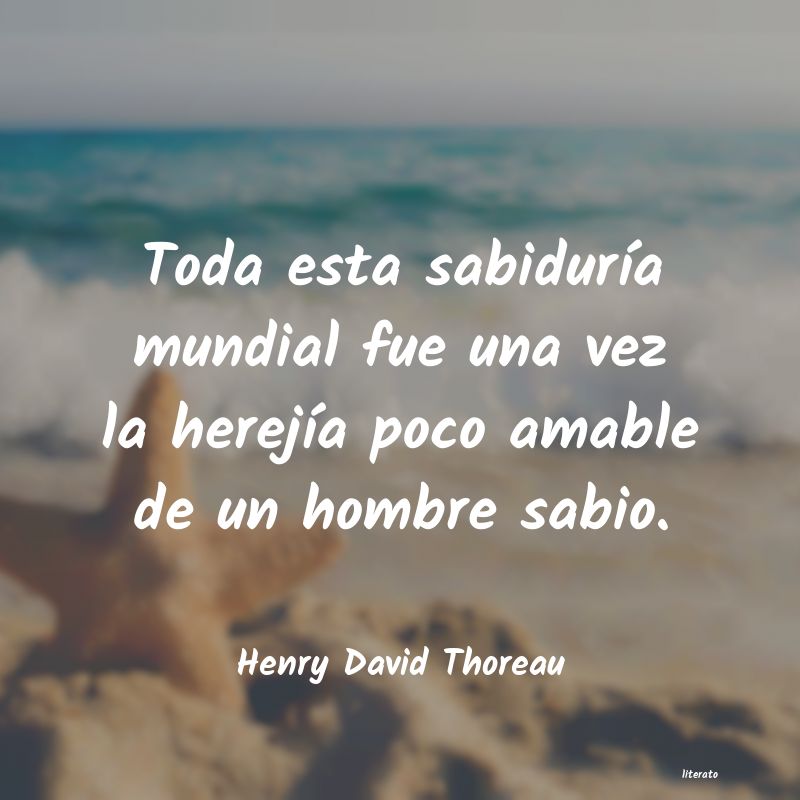 Frases de Henry David Thoreau