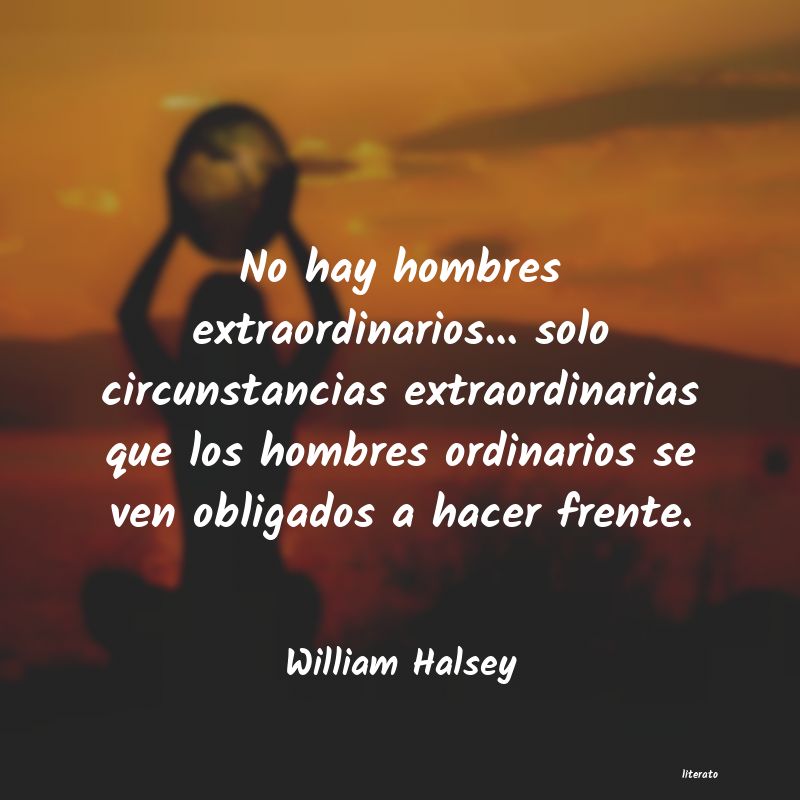 Frases de William Halsey