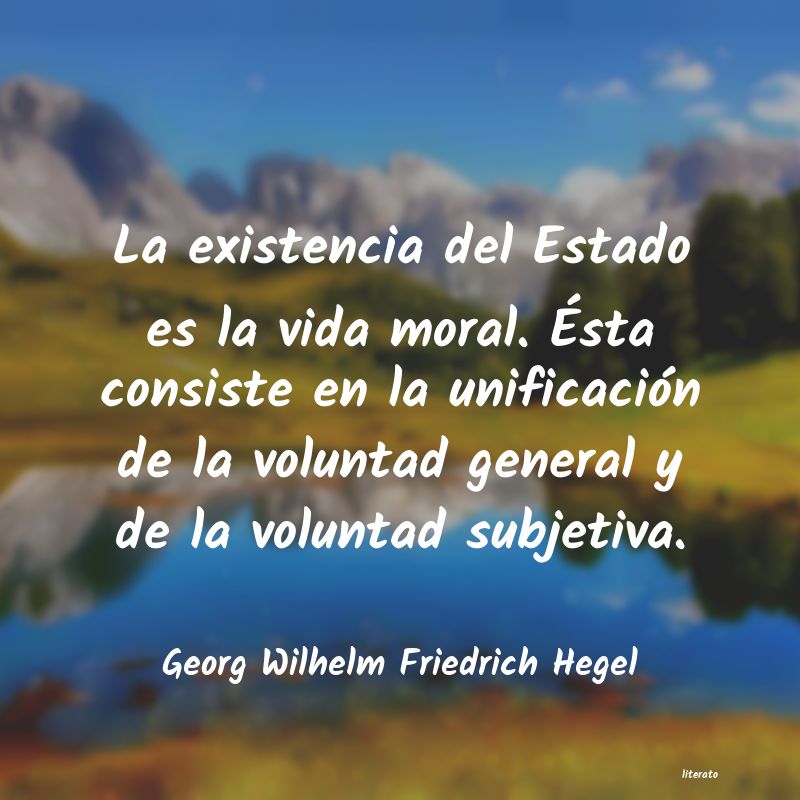 Frases de Georg Wilhelm Friedrich Hegel