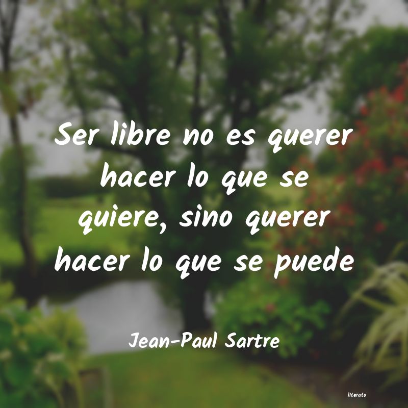 frases de Jean-Paul Sartre