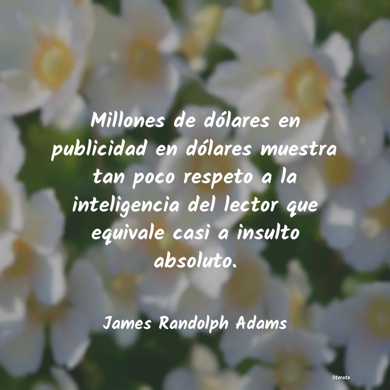 Frases de James Randolph Adams