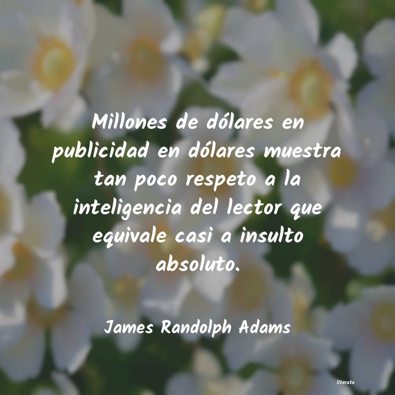 frases de James Randolph Adams