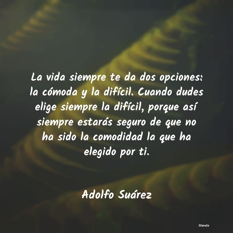 frases de Adolfo Suárez