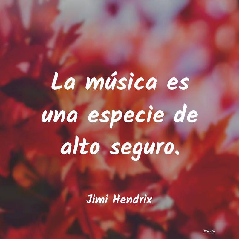 Frases de Jimi Hendrix