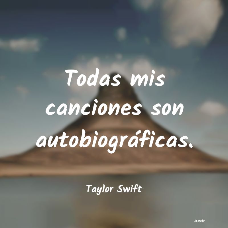 Frases de Taylor Swift