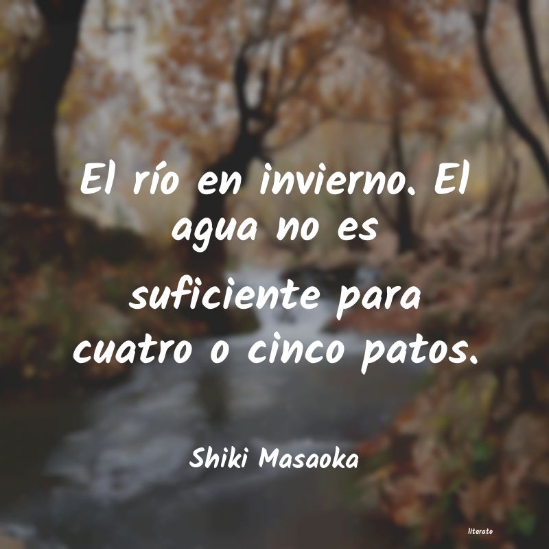 frases de Shiki Masaoka