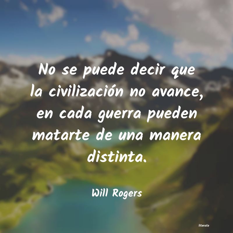 Frases de Will Rogers