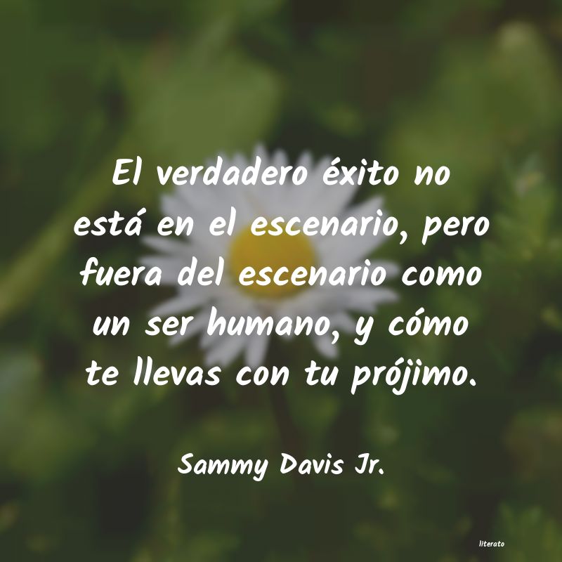 frases de Sammy Davis Jr.