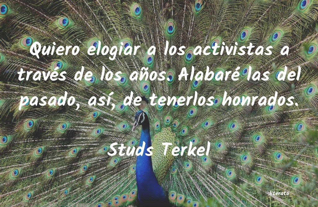 frases de Studs Terkel