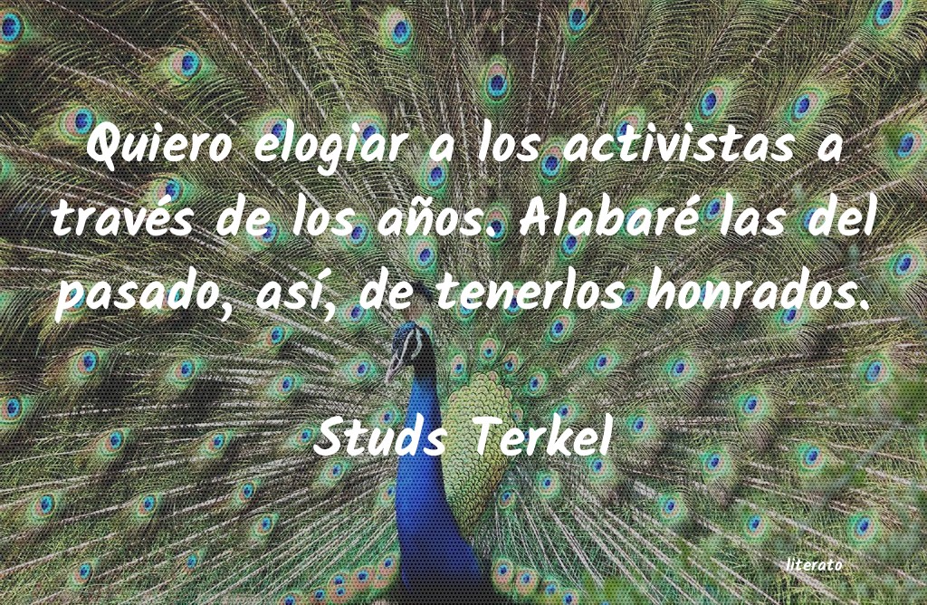 Frases de Studs Terkel