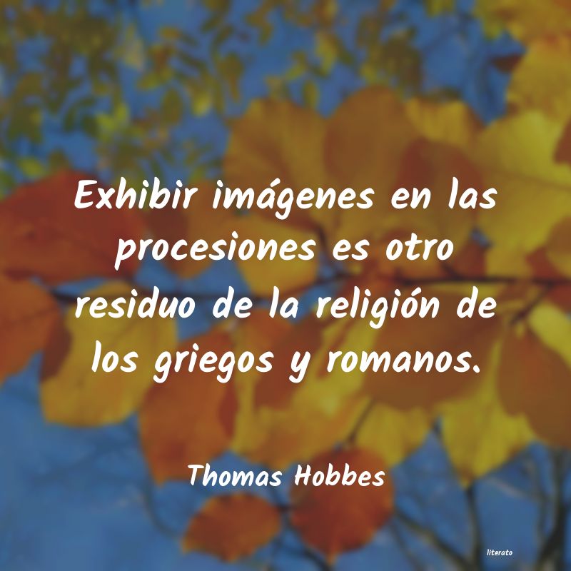 Frases de Thomas Hobbes