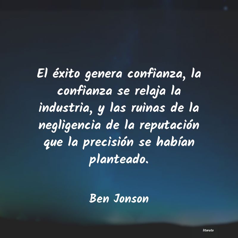 frases de Ben Jonson