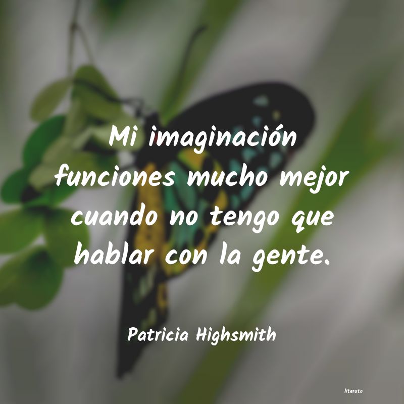 frases de Patricia Highsmith