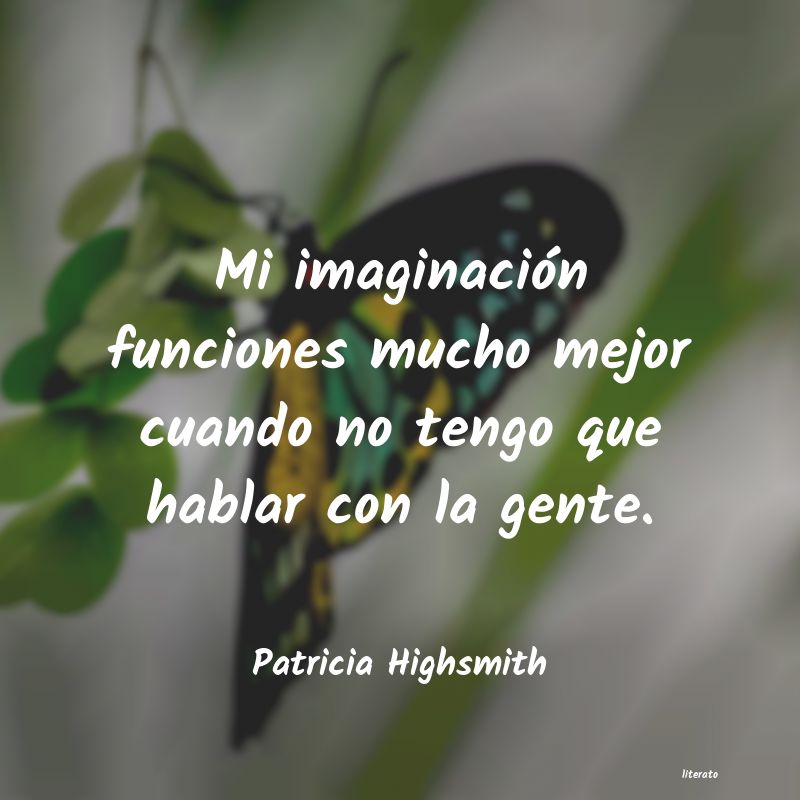 Frases de Patricia Highsmith