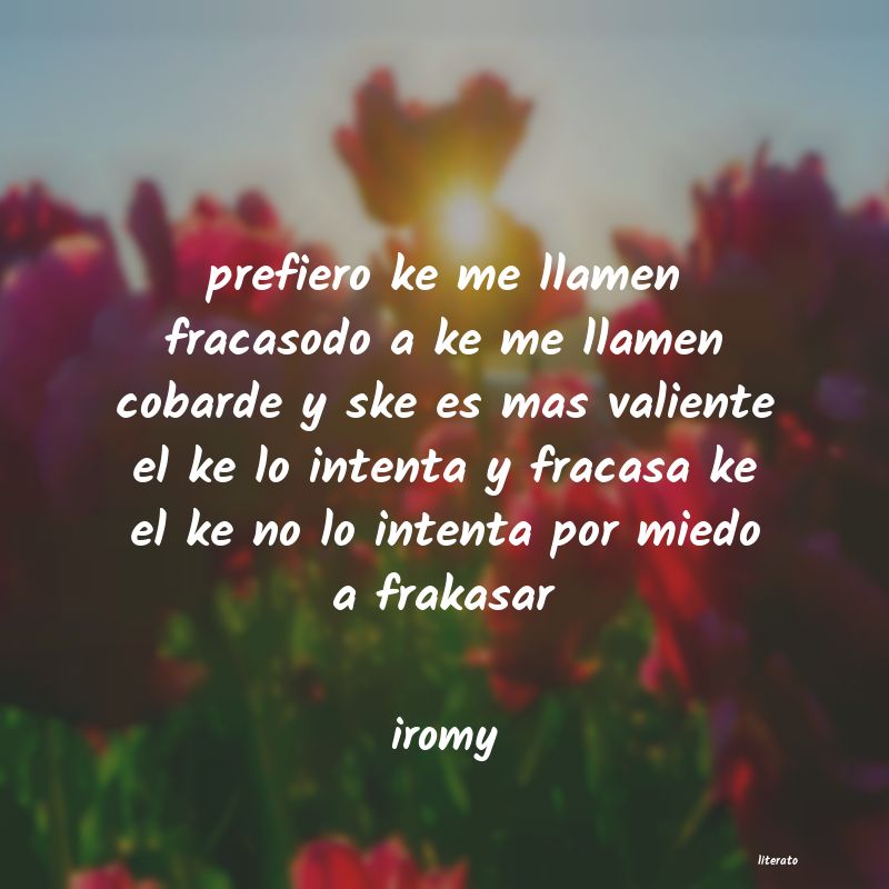 Frases de iromy