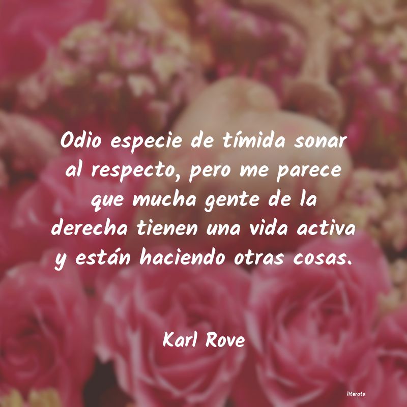 frases de Karl Rove