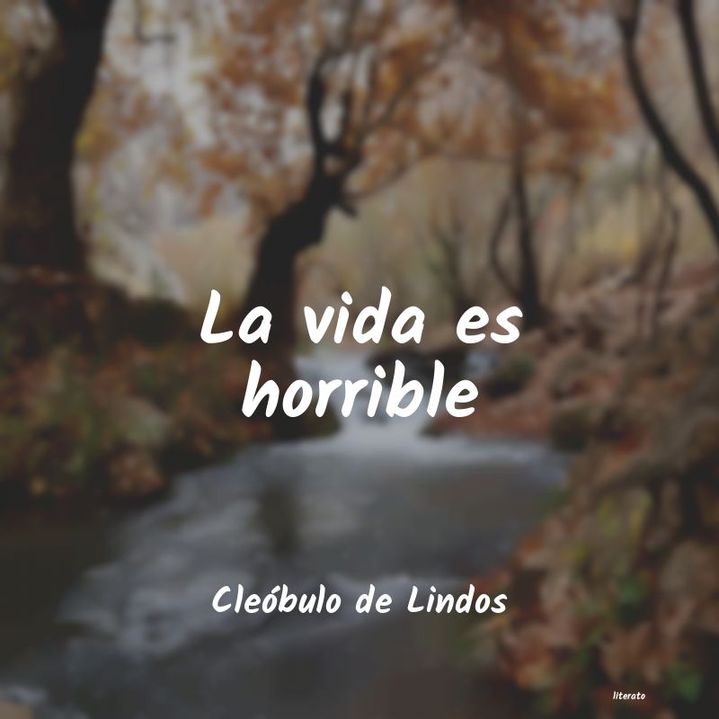 frases de Cleóbulo de Lindos