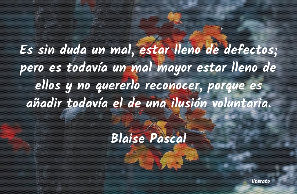 frases de Blaise Pascal
