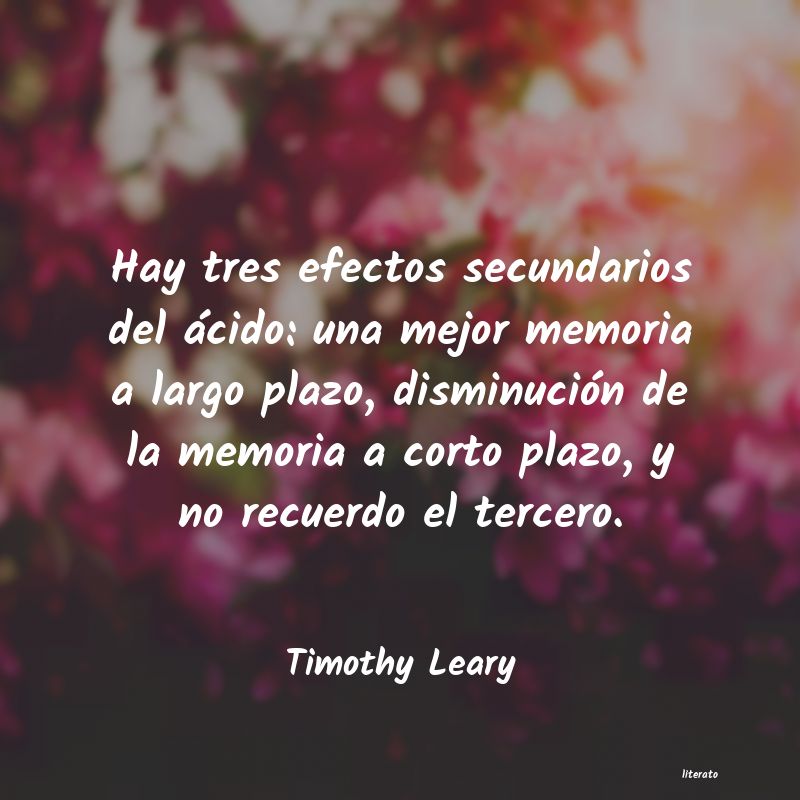 frases de Timothy Leary