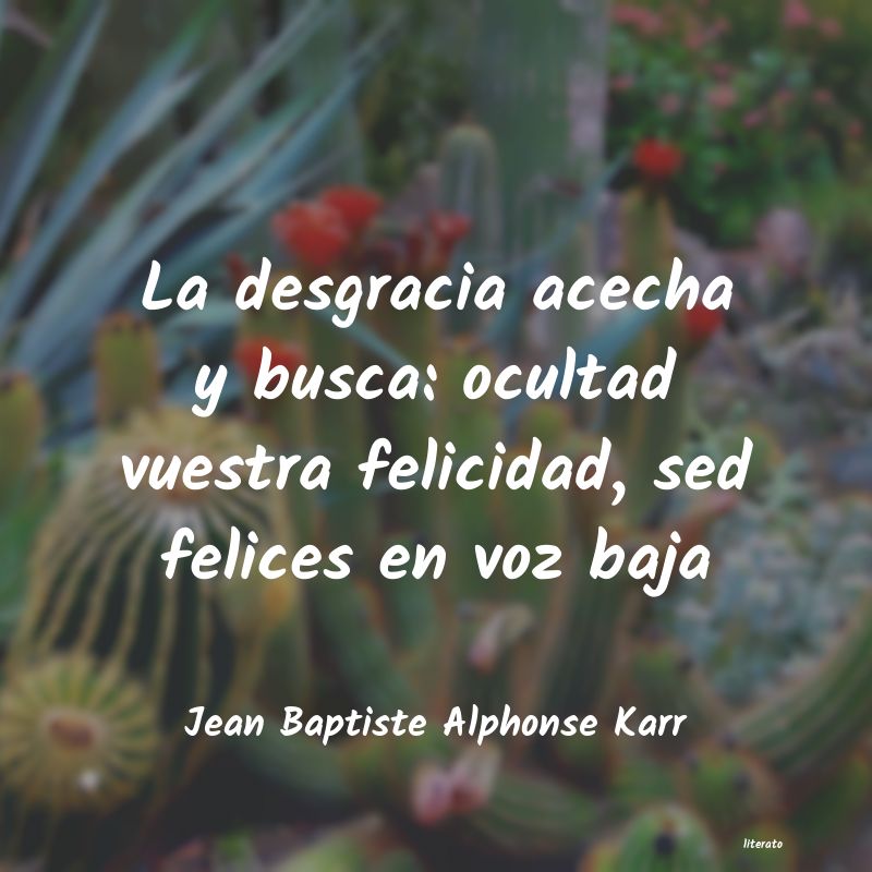 frases de Jean Baptiste Alphonse Karr