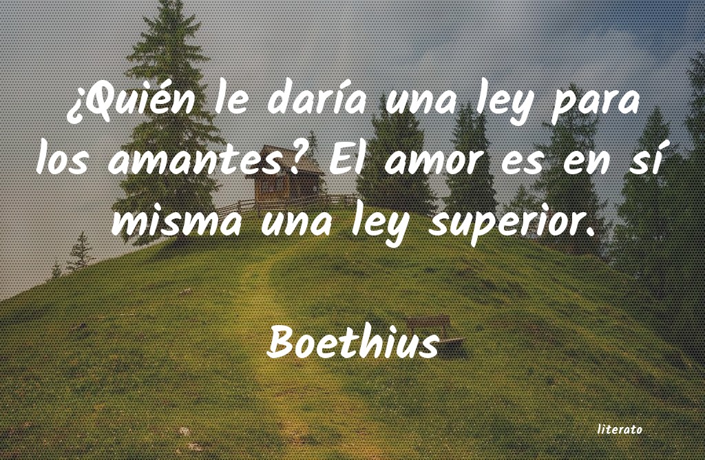 Frases de Boethius