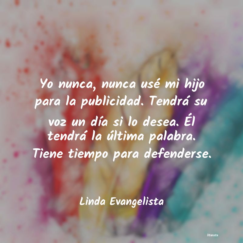 Frases de Linda Evangelista