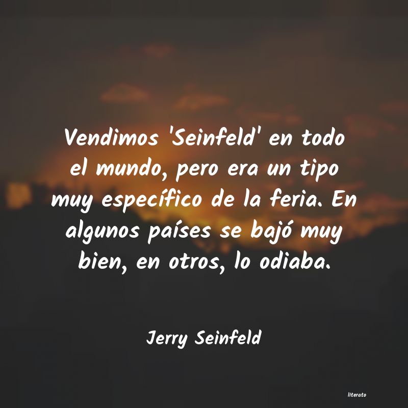 Frases de Jerry Seinfeld