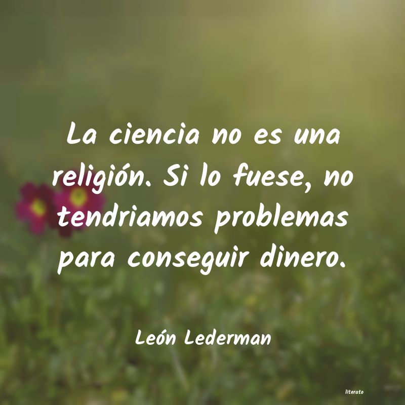 frases de León Lederman