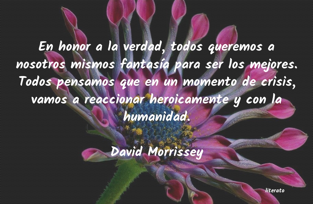 Frases de David Morrissey