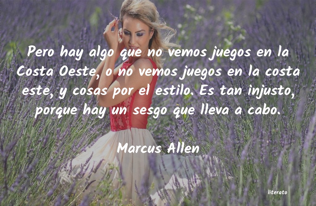 Frases de Marcus Allen